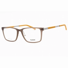 Flexon Men's Eyeglasses - Matte Crystal Taupe Injected Propionate | FLEXON EP8005 204