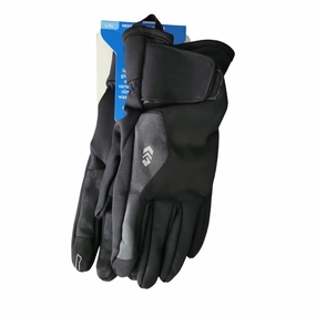 Free Country Men's Touchscreen Compatible Insulated Warm Softshell Glove (Black, L/XL)
