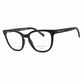 Gant Men's Eyeglasses - Matte Black Plastic Full Rim Rectangular Frame | GA3277 002