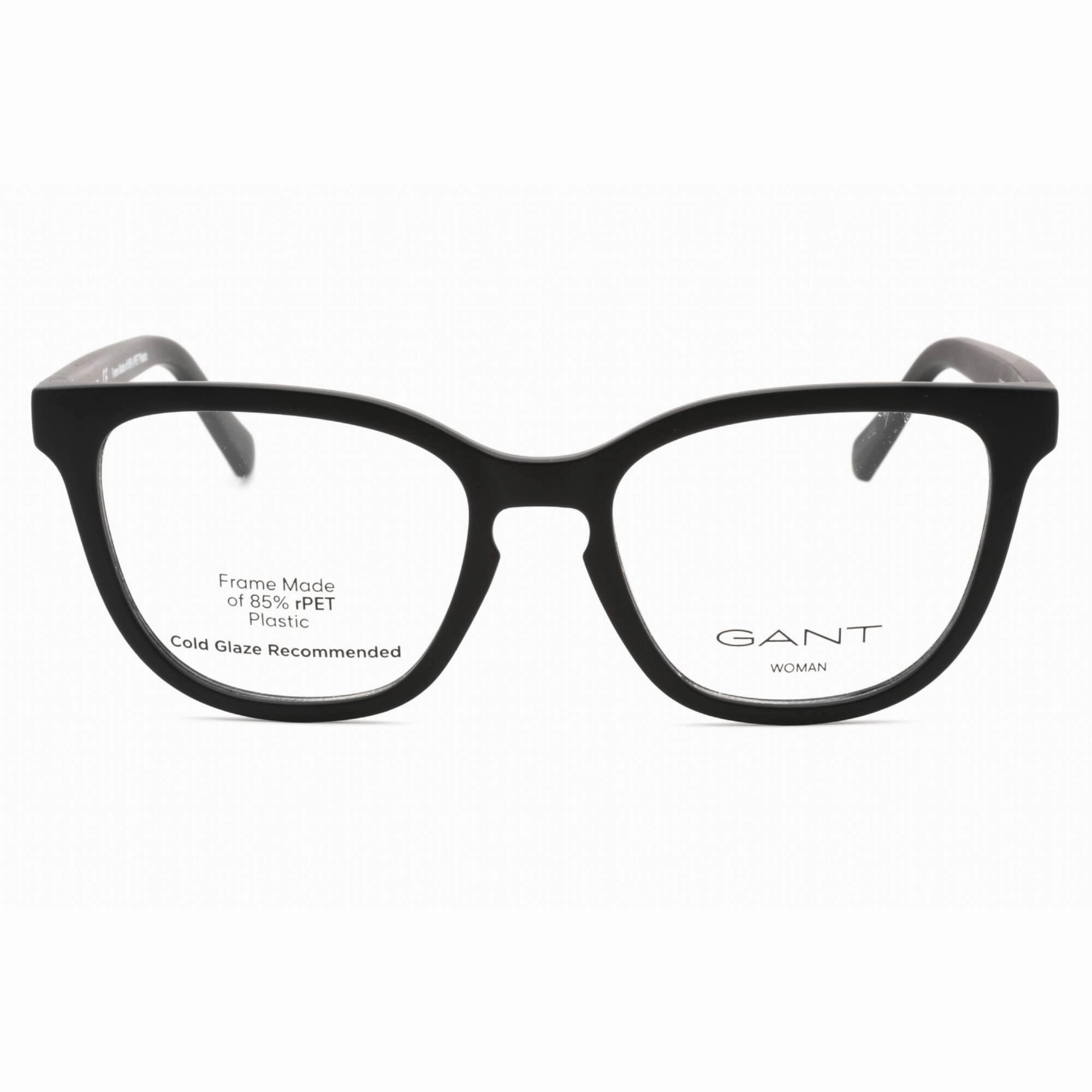 Gant Men's Eyeglasses - Matte Black Plastic Full Rim Rectangular Frame | GA3277 002