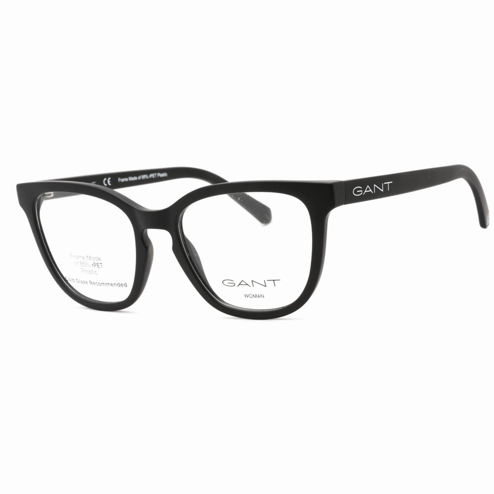 Gant Men's Eyeglasses - Matte Black Plastic Full Rim Rectangular Frame | GA3277 002