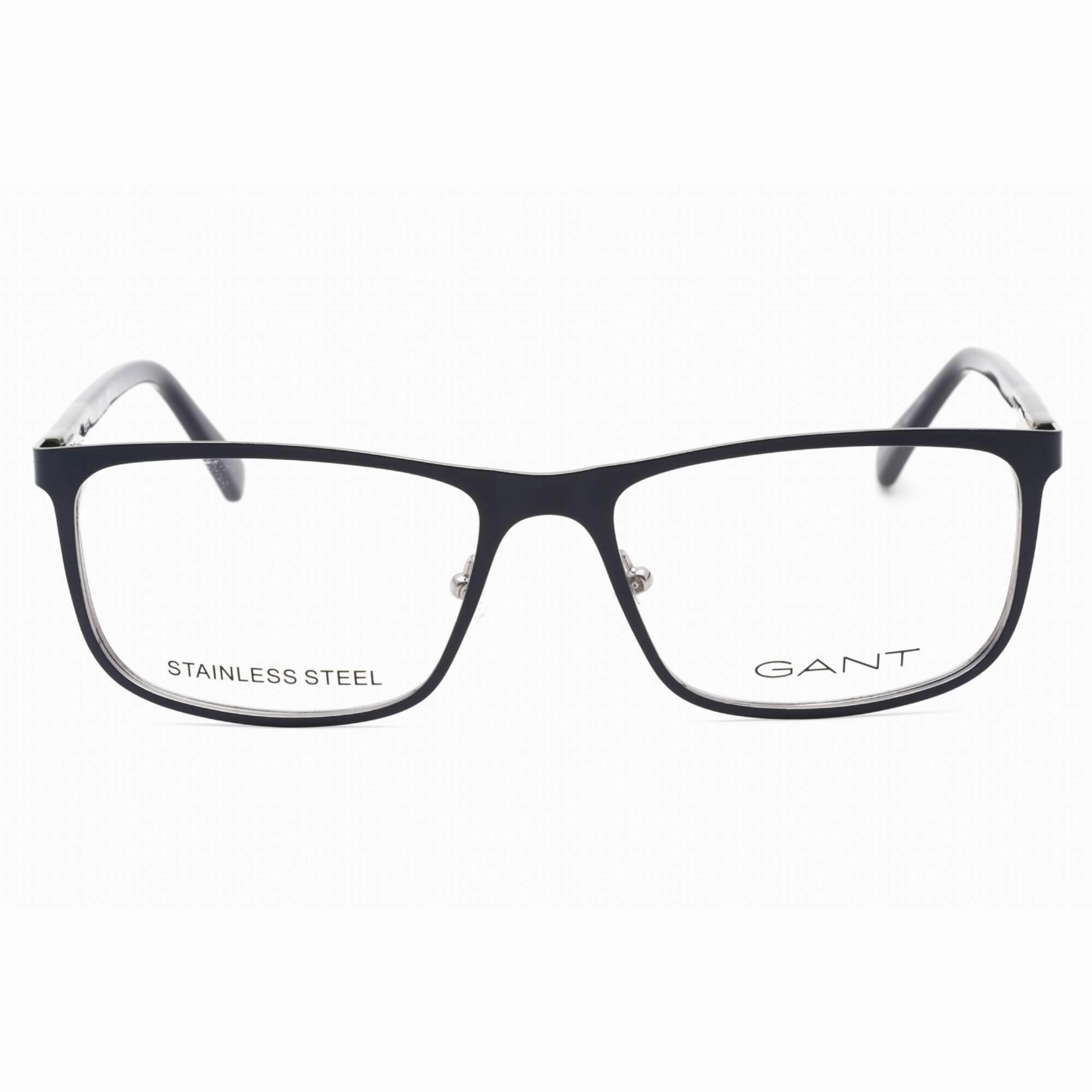 Gant Men's Eyeglasses - Matte Blue Full Rim Rectangular Frame, 58 mm | GA3280 091