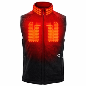 Gerbing GER-TFVST-7V-M 7V Thermite Fleece Heated Vest 2.0 for Men - Black - L