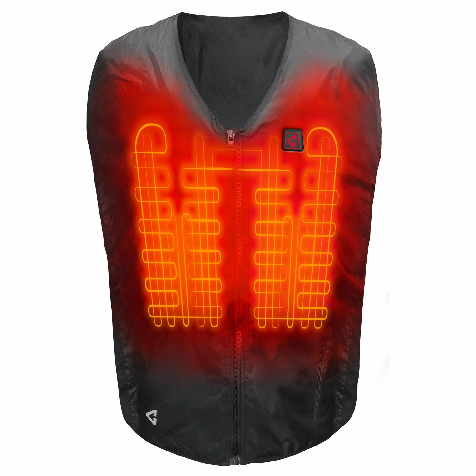 Gerbing GER-VL-BK-L-XL 7V Battery Heated Vest Liner for Men, Size: L/XL, Black