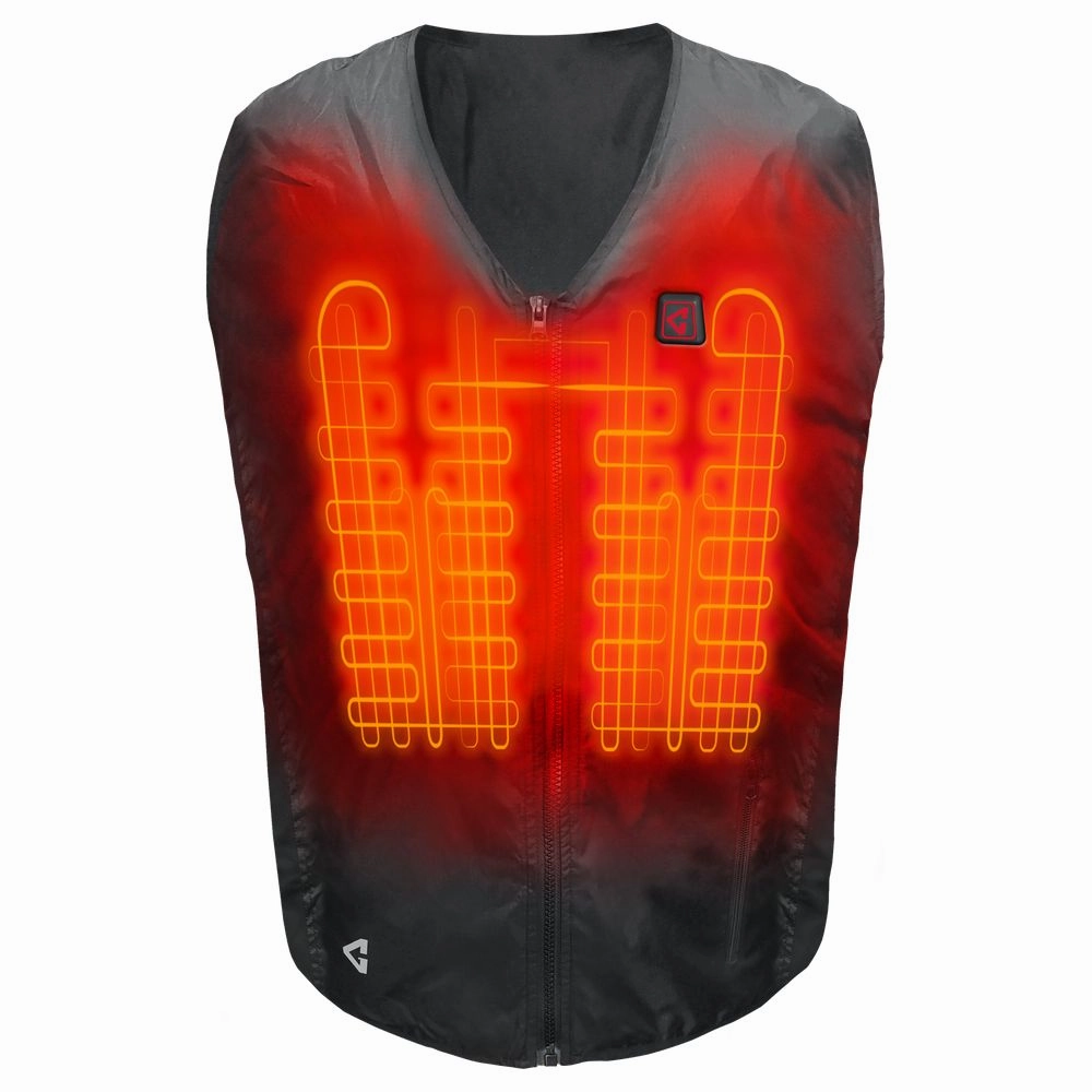 Gerbing GER-VL-BK-L-XL 7V Battery Heated Vest Liner for Men, Size: L/XL, Black