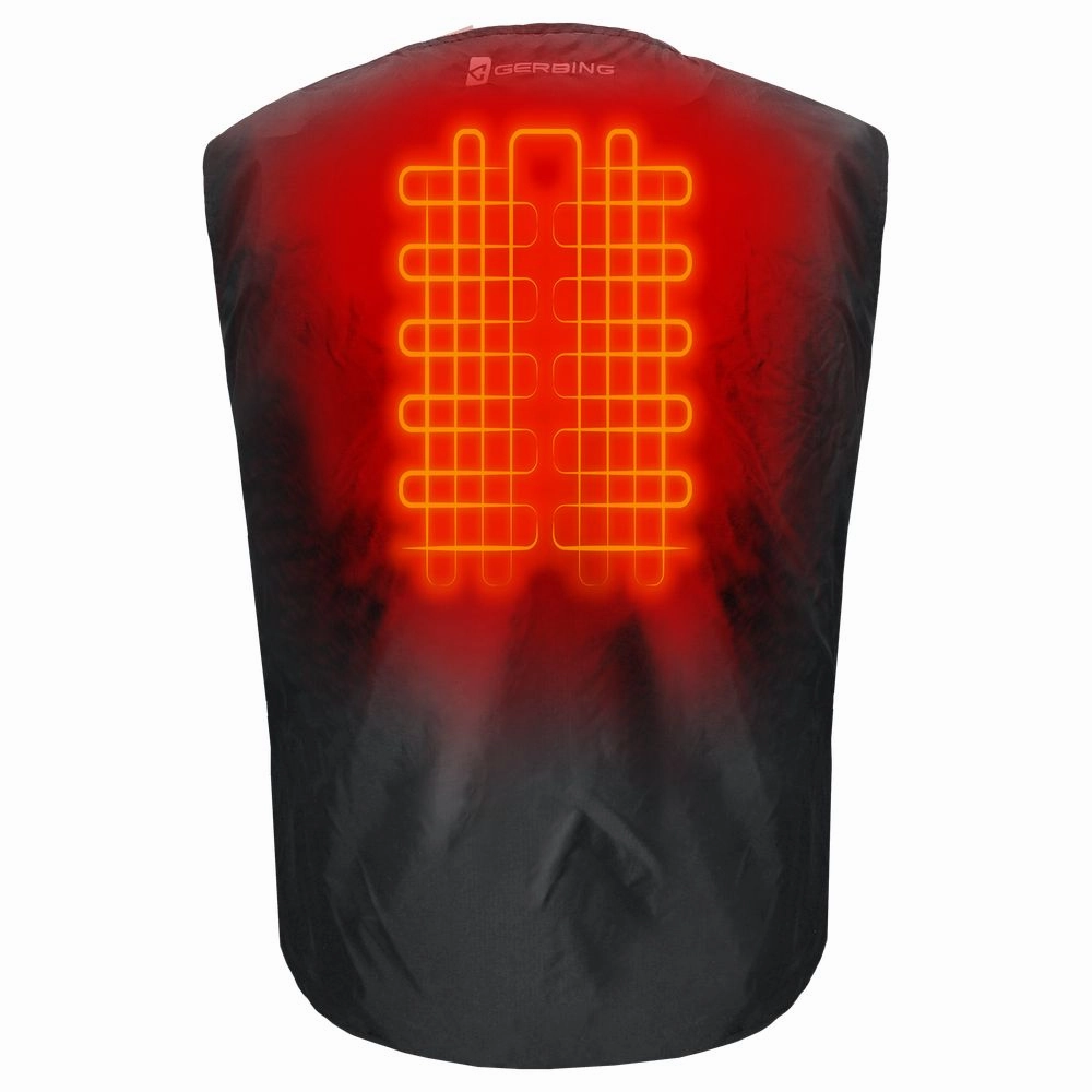 Gerbing GER-VL-BK-L-XL 7V Battery Heated Vest Liner for Men, Size: L/XL, Black