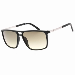 Guess Factory Men's Sunglasses - Matte Black Rectangular Plastic Frame | GF0236 02P