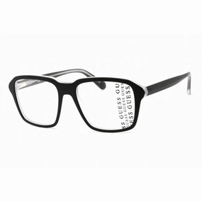 Guess Men's Eyeglasses - Full Rim Square Shape Matte Black Plastic Frame | GU50073 002