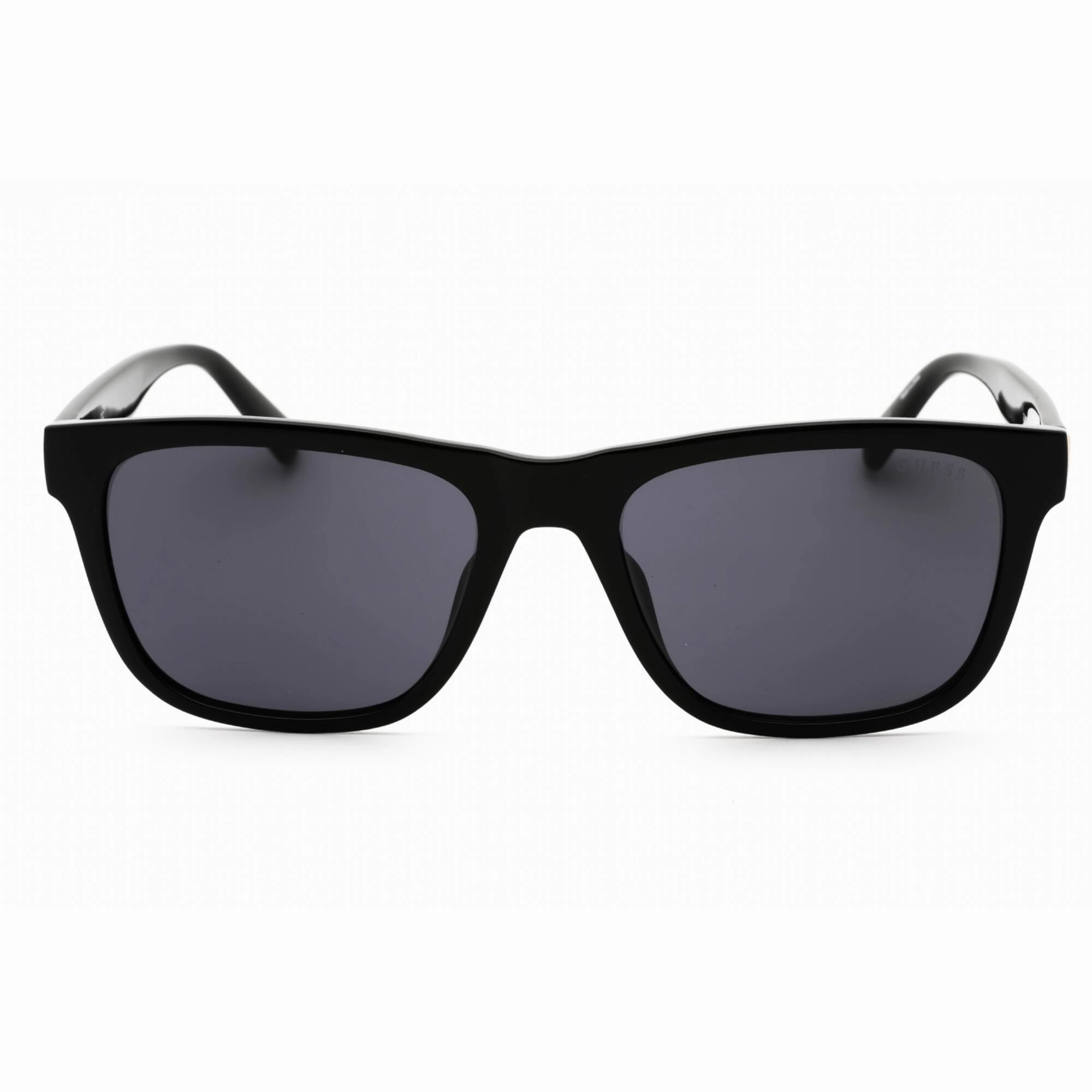 Guess Men's Sunglasses - Shiny Black Rectangular Plastic Full Rim Frame | GU6971 01A