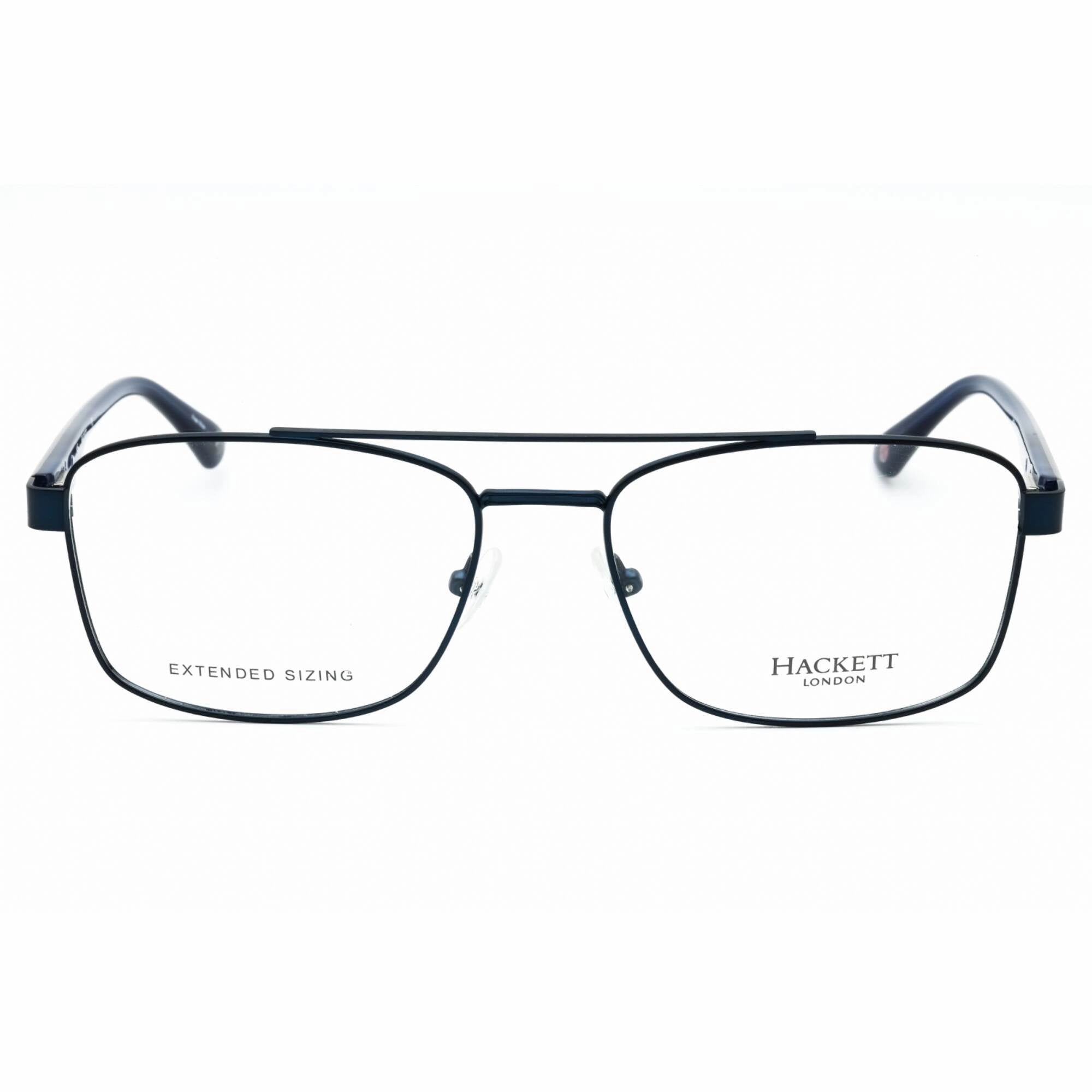 Hackett Men's Eyeglasses - Navy Metal Full Rim Rectangular Shape Frame | HEK1261 689