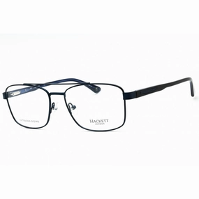 Hackett Men's Eyeglasses - Navy Metal Full Rim Rectangular Shape Frame | HEK1261 689