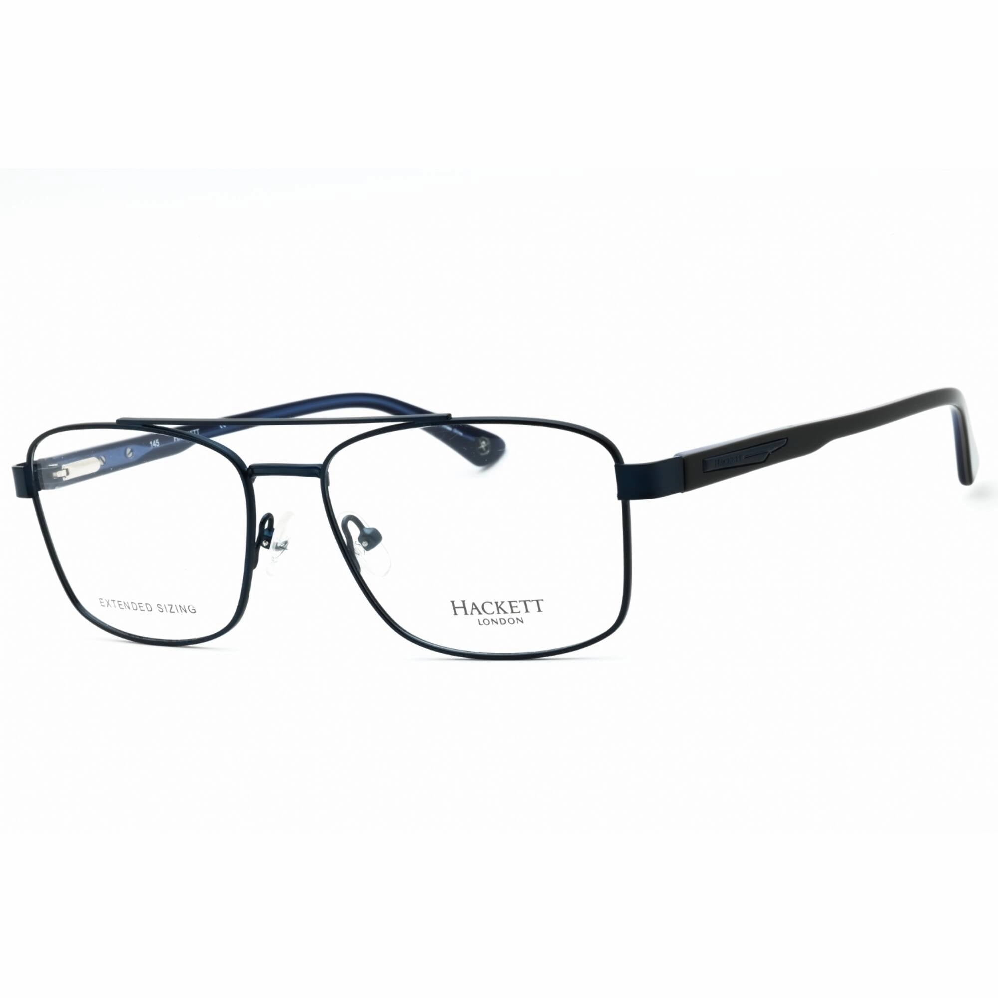 Hackett Men's Eyeglasses - Navy Metal Full Rim Rectangular Shape Frame | HEK1261 689