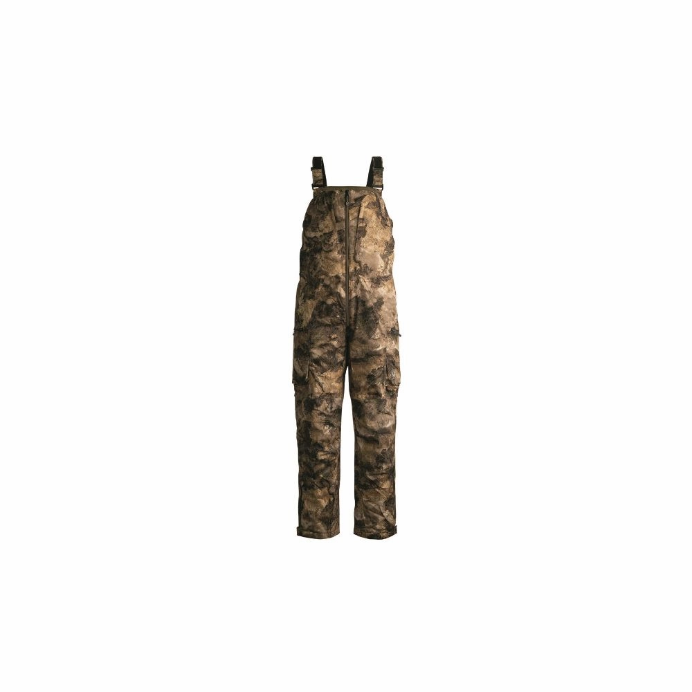 Hardcore 1044324-2321600 Finisher Xtreme Bibs for Men - Mossy Oak Elements Terra Bayou - L