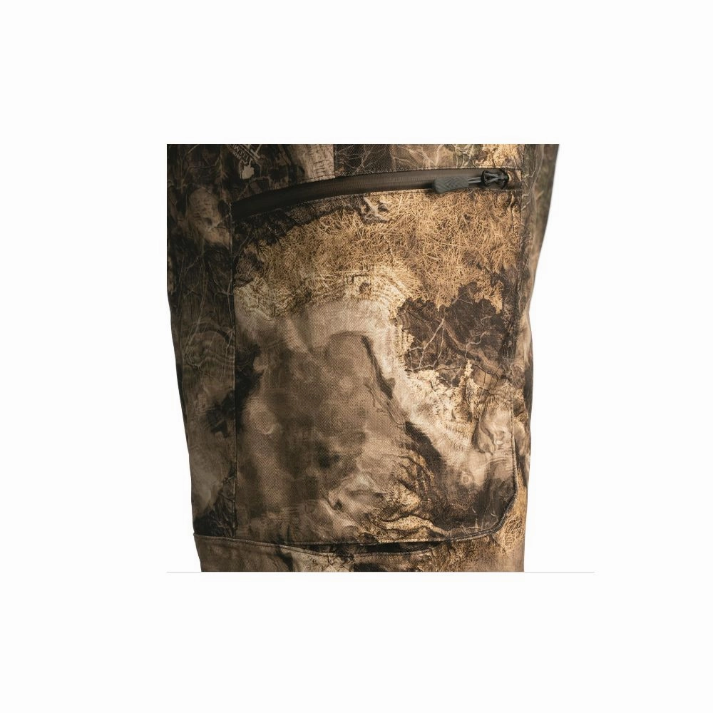 Hardcore 1044324-2321600 Finisher Xtreme Bibs for Men - Mossy Oak Elements Terra Bayou - L