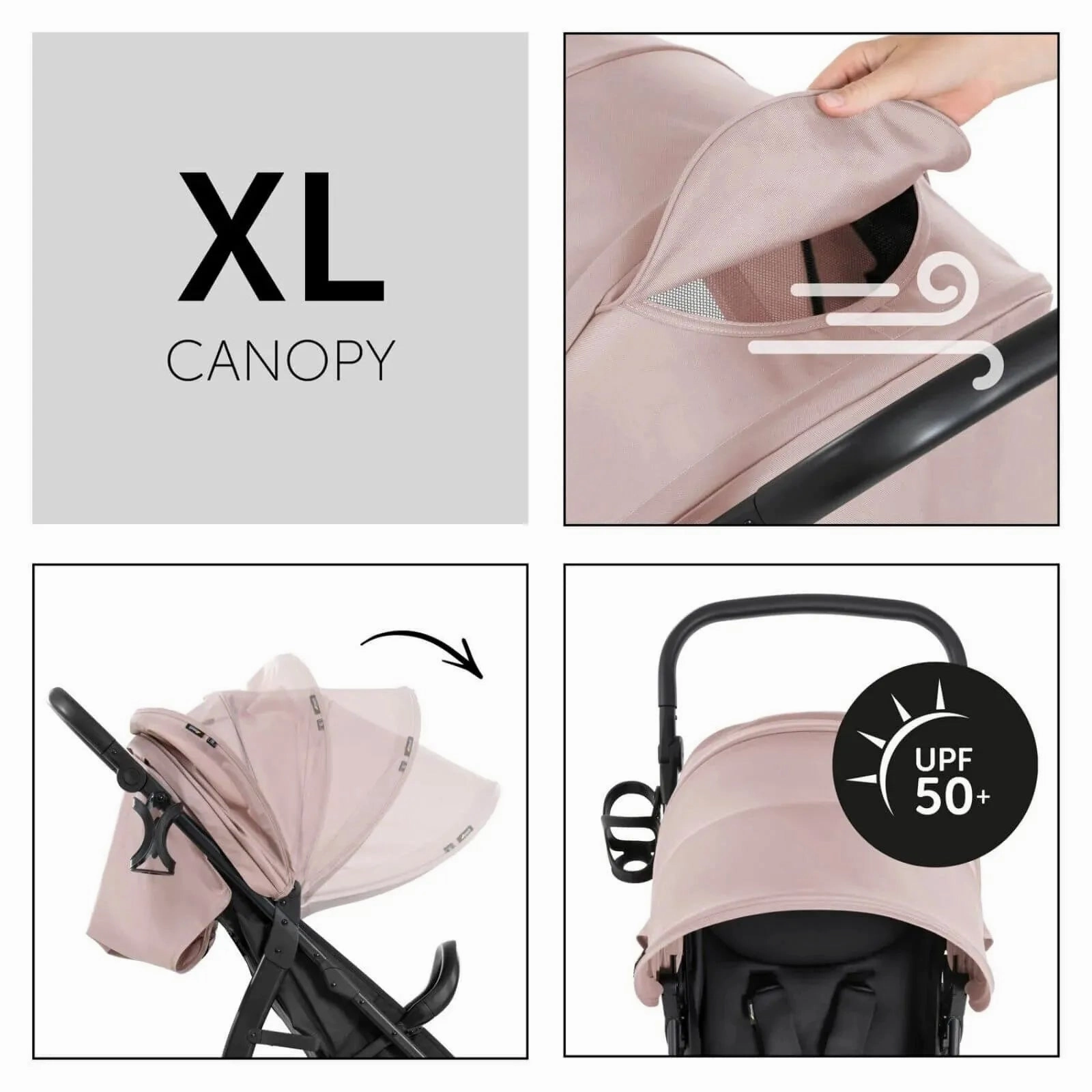 Hauck Rapid 4D Pushchair - Rose