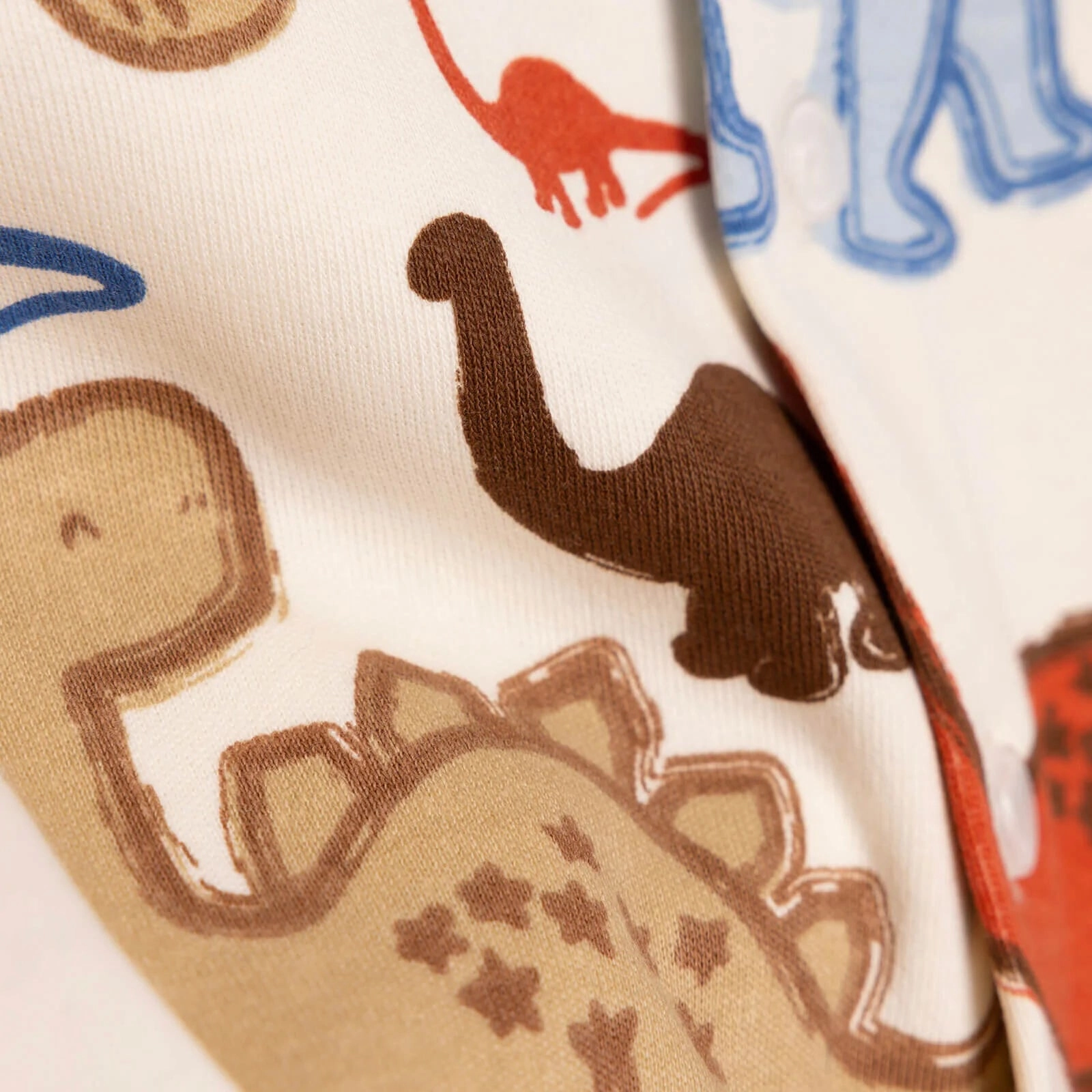 HelloBaby Baby Boy Dinasour Printed Pyjamas Set - Ecru