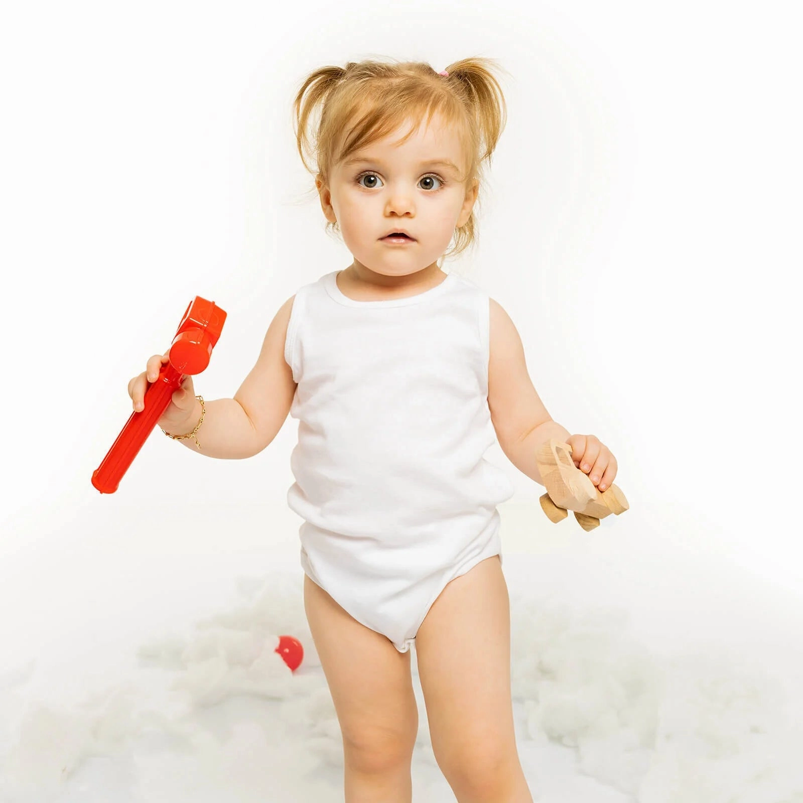 HelloBaby Unisex Sleeveless Bodysuit 5 pcs