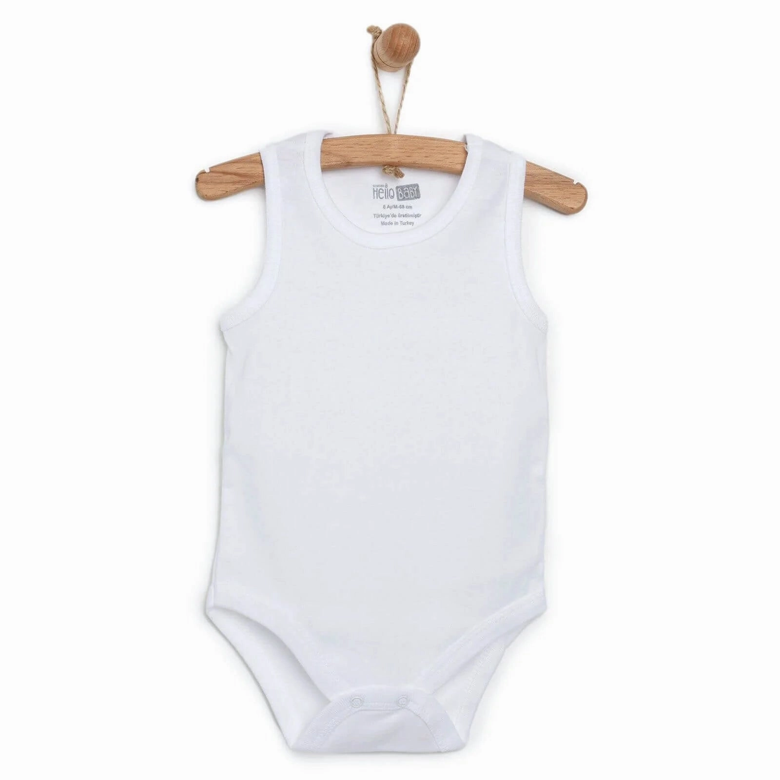 HelloBaby Unisex Sleeveless Bodysuit 5 pcs