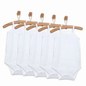 HelloBaby Unisex Strappy Bodysuit 5 pcs
