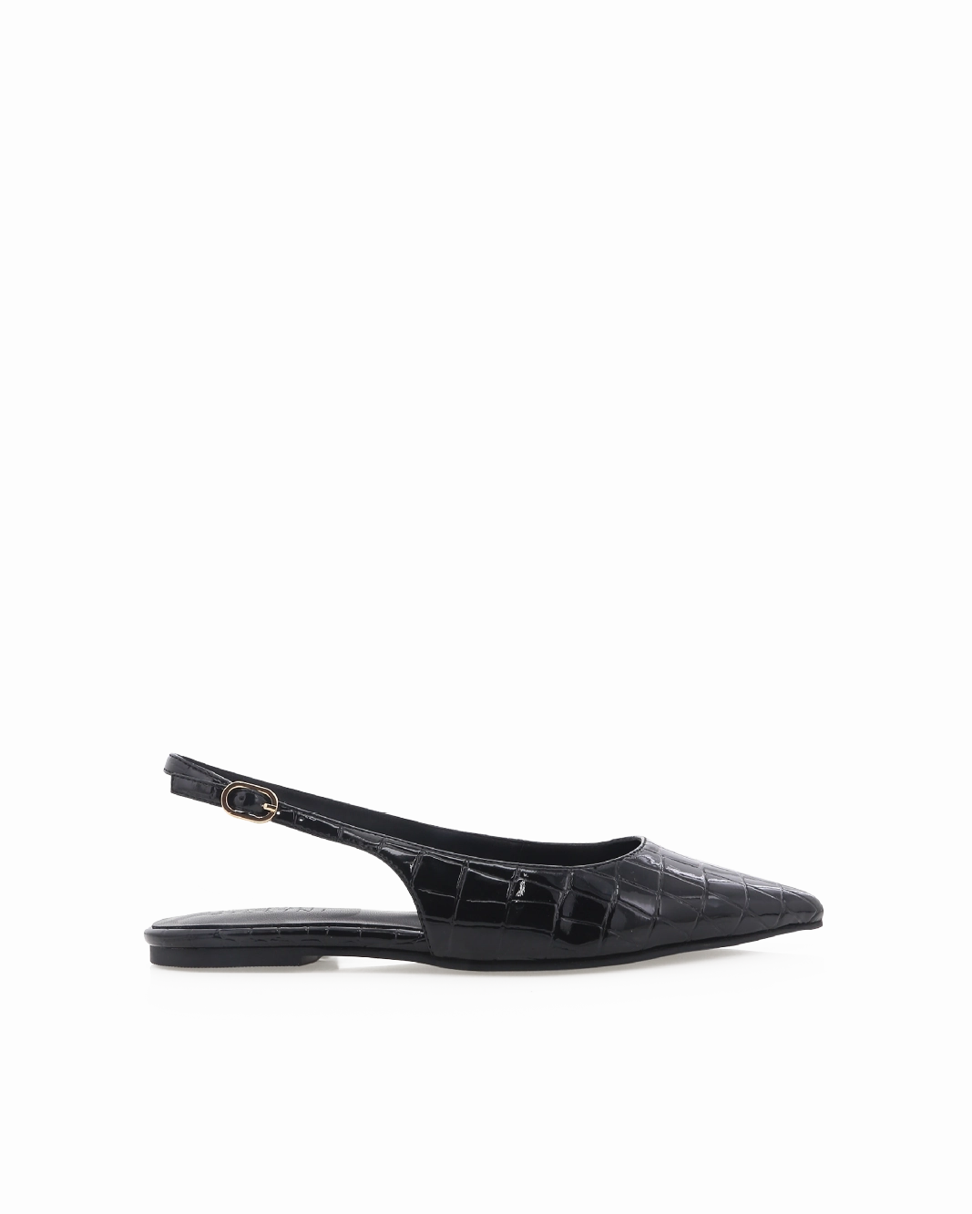 HENNA - BLACK PATENT CROC