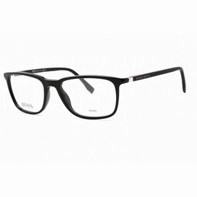 Hugo Boss Men's Eyeglasses - Black Plastic Rectangular Frame | BOSS 0962/IT 0807 00