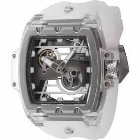 Invicta Men's Watch - Anatomic Automatic Skeleton Dial White Silicone Strap | 44264
