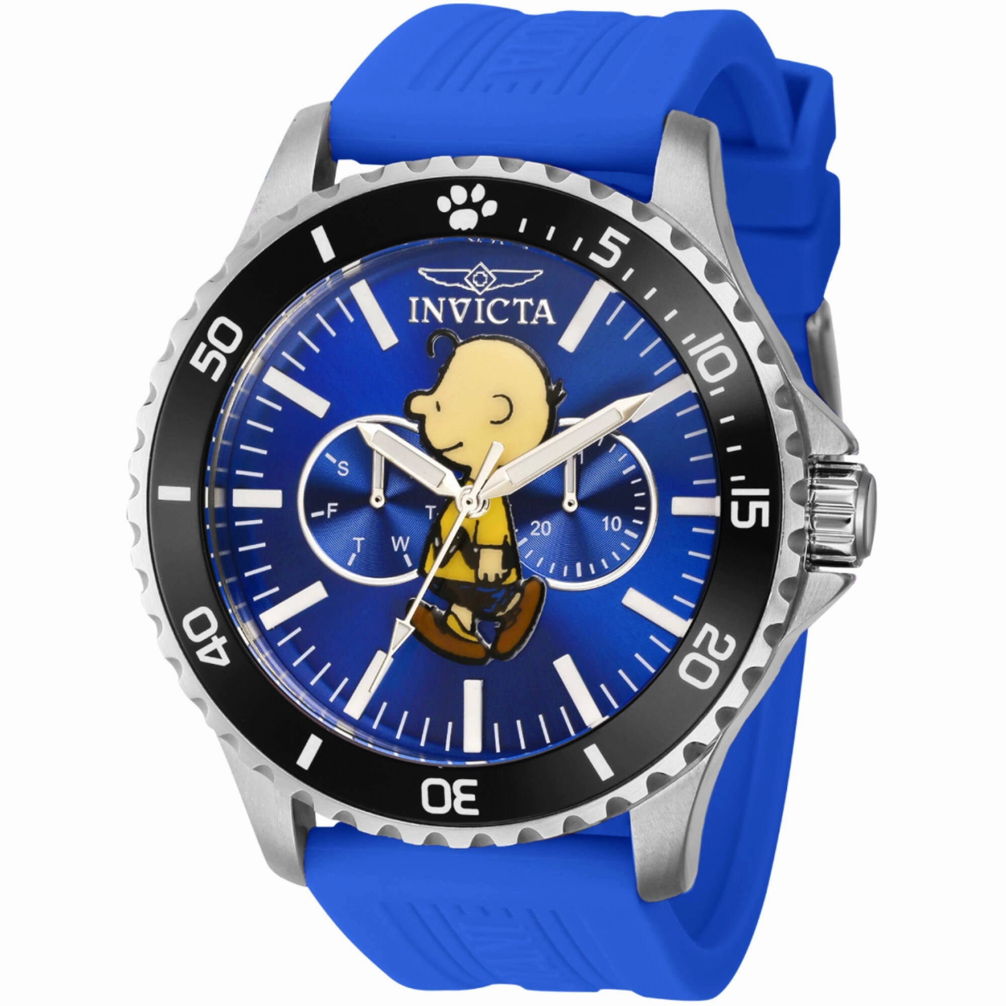 Invicta Men's Watch - Character Collection Snoopy Quartz Blue Silicone Strap | 38646