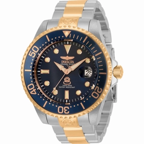 Invicta Men's Watch - Pro Diver Automatic Blue Dial Two Tone Steel Bracelet | 33315