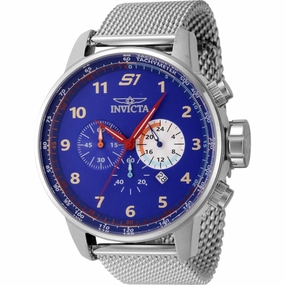 Invicta Men's Watch - S1 Rally Chronograph Silver Stainless Steel Bracelet | 44946