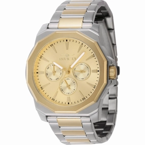 Invicta Men's Watch - Speedway Quartz Gold Tone Dial Two Tone Bracelet | 46846