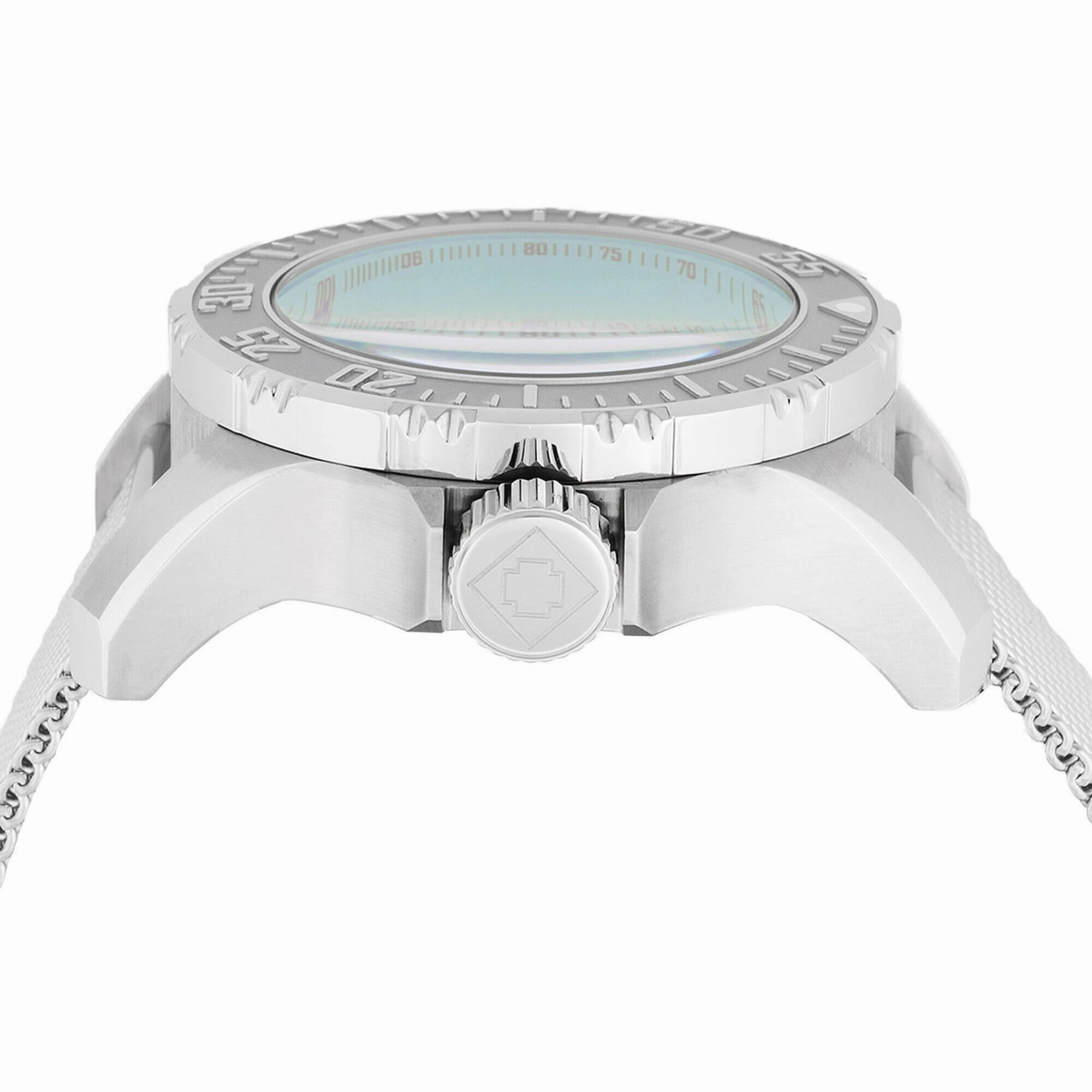 Invicta Men's Watch - Vintage Quartz Chrono Turquoise Dial Mesh Bracelet | 48012