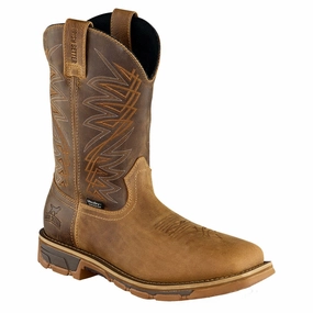 Irish Setter 83923 Marshall Waterproof Western Work Boots for Men, Brown 8M