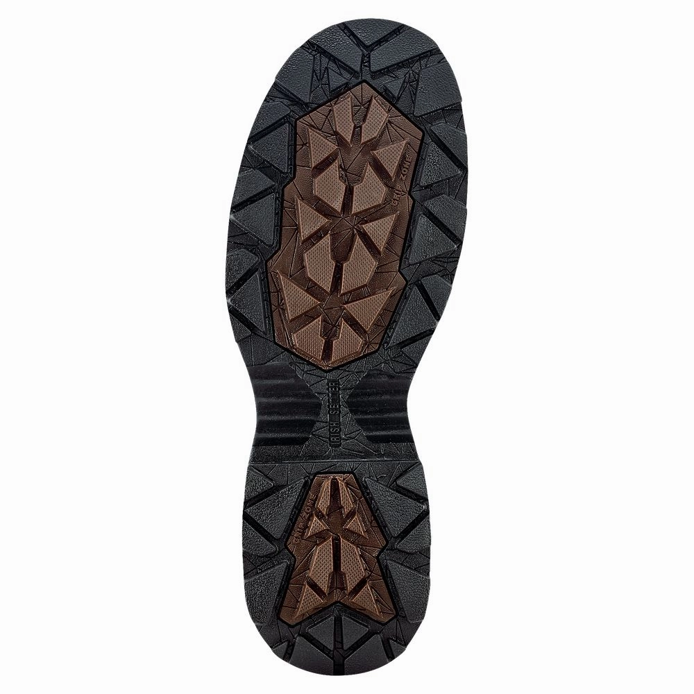 Irish Setter 83966D 085 Two Harbors Waterproof Composite-Toe Western Work Boots for Men - Brown/Brown - 8.5M