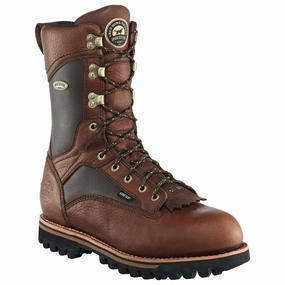 Irish Setter 882 Elk Tracker 12'' 600 Gram Thinsulate Insulated Waterproof Hunting Boots for Men, Brown 14 Wide EE