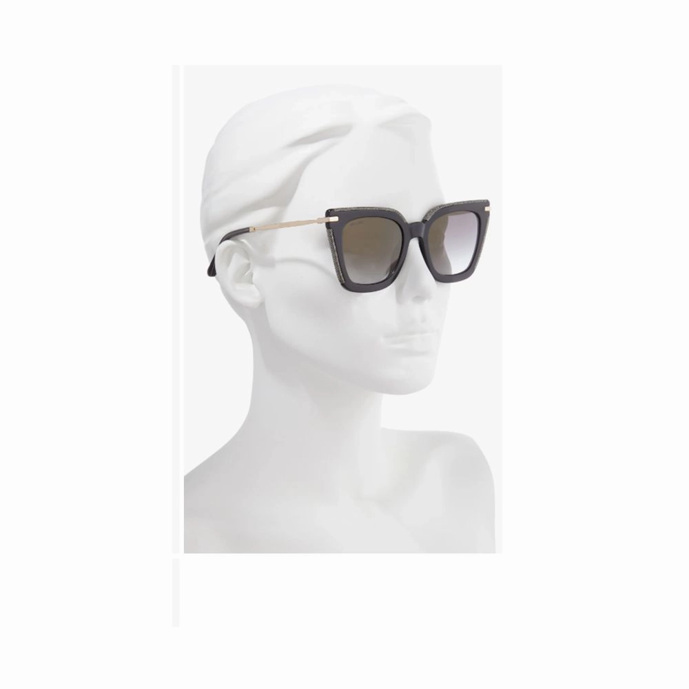 Jimmy Choo CIARAGS CIARA/G/S BLACK/GREY SHADED 52/22/145 women Sunglasses