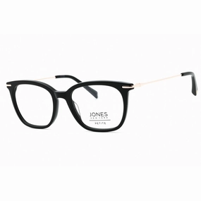 Jones New York Men's Eyeglasses - Black Acetate Square Full Rim Frame | J240 0BLA