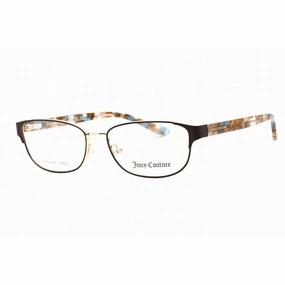 Juicy Couture Men's Eyeglasses - Opal Burgundy Gold Rectangular Frame | JU 223 09Q