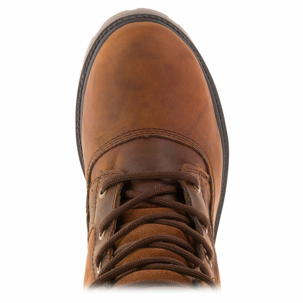 Kamik WK2046 Rogue Mid Waterproof Insulated Winter Boots for Ladies - Cognac - 7.5M