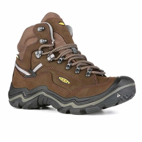 KEEN 1020218 Men's Durand II Mid Waterproof Boot - Cascade Brown/Gargoyle - 12M