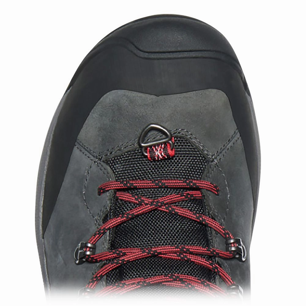 KEEN 1023621 Revel IV High Polar Insulated Waterproof Hiking Boots for Men - Magnet/Red Carpet - 11M