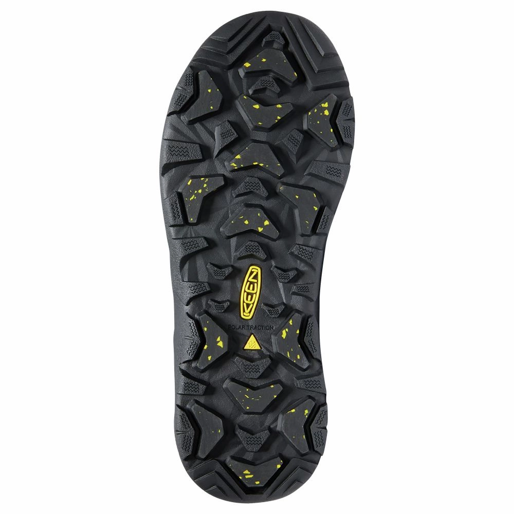 KEEN 1023621 Revel IV High Polar Insulated Waterproof Hiking Boots for Men - Magnet/Red Carpet - 11M