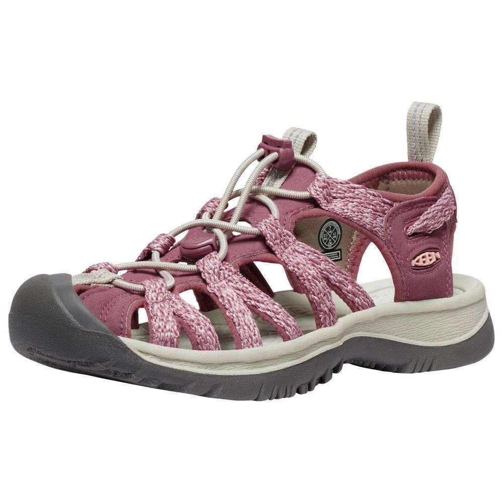 KEEN 1028816 Whisper Sandals for Ladies - Rose Brown/Peach Parfait - 8.5M