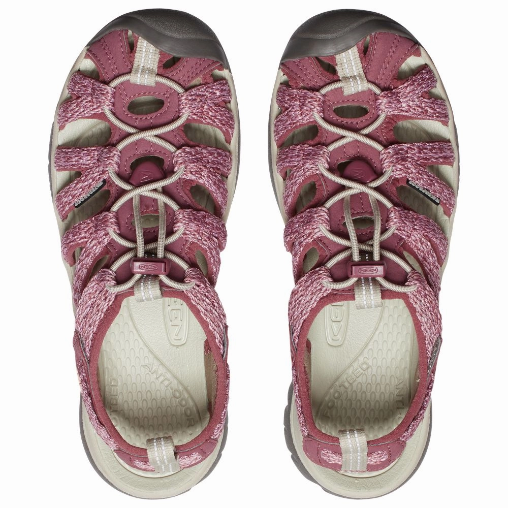 KEEN 1028816 Whisper Sandals for Ladies - Rose Brown/Peach Parfait - 8.5M