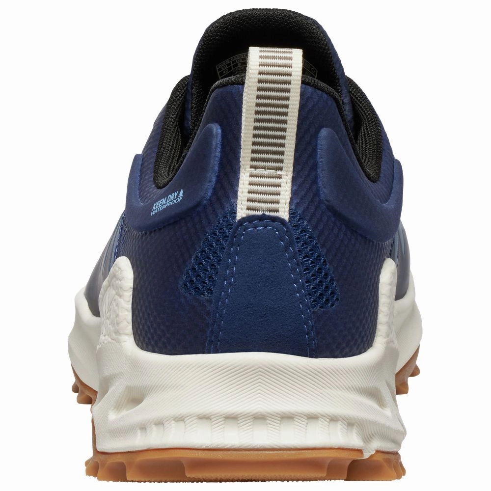 KEEN 1028904 Zionic Waterproof Hiking Shoes for Men - Vintage Indigo/Faded Denim - 9.5M