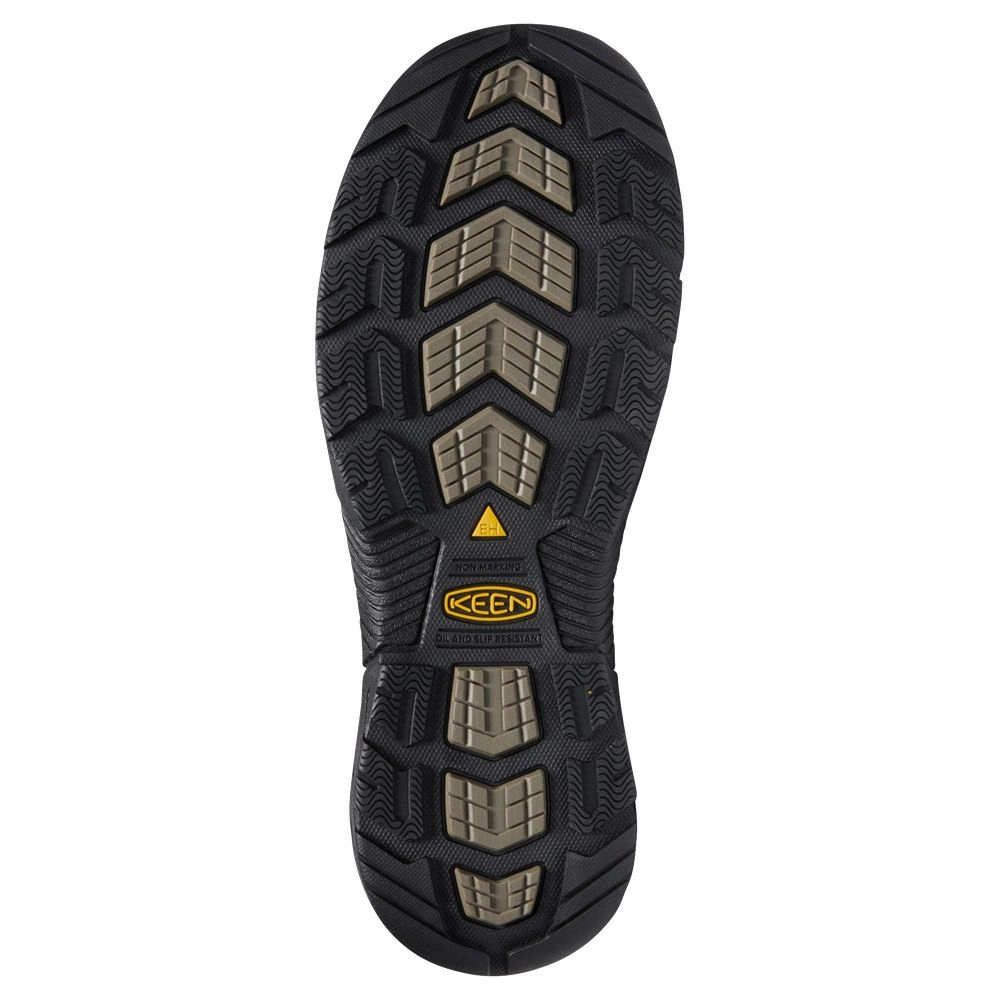 KEEN Flint II Waterproof Steel Toe Work Boots for Men - Cascade Brown - 11M