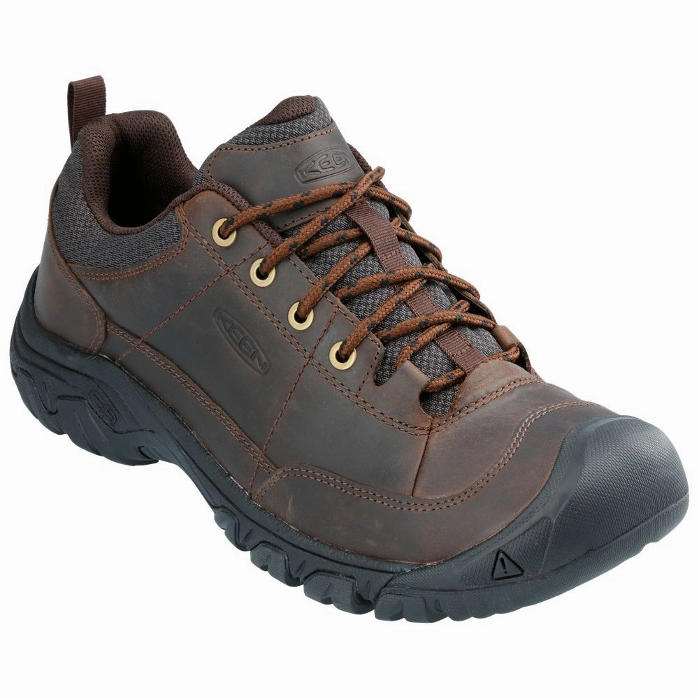 KEEN Targhee III Oxford Shoes for Men - Dark Earth - 10.5M