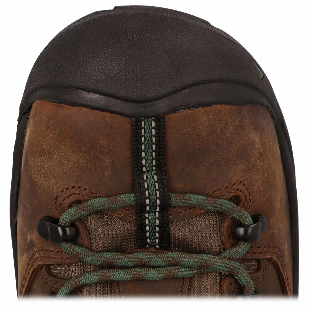 KEEN Utility 1026892 Pittsburgh Energy Waterproof Carbon Toe Work Boots for Men - Cascade Brown/Green - 13W