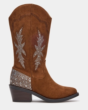 KIDS' YEEHAH BROWN