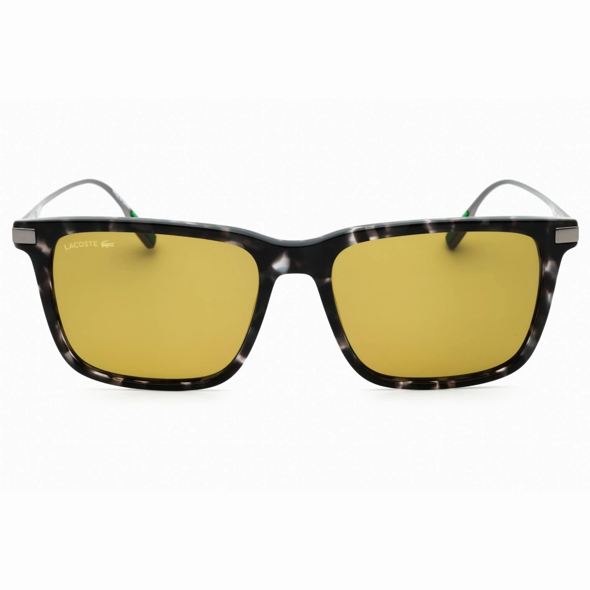 Lacoste Men's Sunglasses - Havana Grey Acetate Square Full Rim Frame | L6017S 240