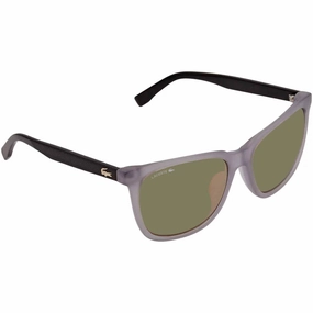 Lacoste Men's Sunglasses - Matt Grey Full Rim Square Frame | LACOSTE L838SA 035